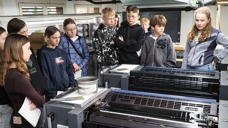 Berufsinformationstag bei der Druckerei Odermatt AG