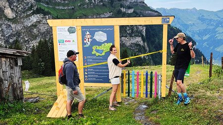 Erfolgreiche Eröffnung des Zwärgliwegs auf der Bannalp