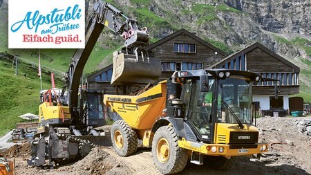 Baustart für das neue Alpstubli am Trübsee