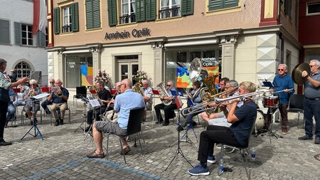 Konzert am Sarner Wochenmarkt