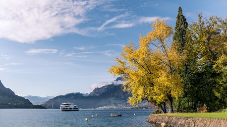 SGV startet in den Herbstfahrplan: Genussvolle Schifffahrten auf dem Vierwaldstättersee