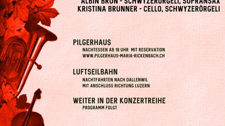 Konzertreihe A-Horn – Albin Brun und Kristina Brunner | © Tourismusverein Maria-Rickenbach