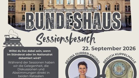 FG Wolfenschiessen – Besuch im Bundeshaus | © FG Wolfenschiessen