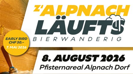 Z`Alpnach läufts – Bierwanderung | © Erfasst durch Nidwaldner Blitz