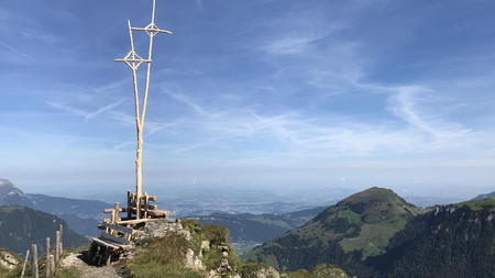 Nidwaldner Wanderwege – Wanderung zum Doppelkreuz auf dem Haldigrat | © Nidwaldner Wanderwege