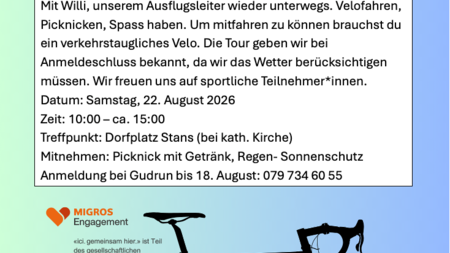 Die bunte Spunte – Velo-Ausflug | © Die bunte Spunte