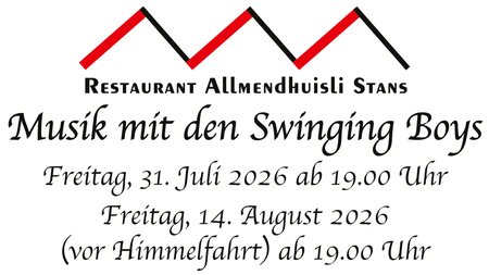 Restaurant Allmendhuisli Stans – Musik mit den Swinging Boys | © Erfasst durch Nidwaldner Blitz