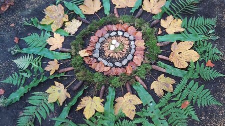 Naturiamo – Spiel und Spass im Herbstwald | © natur & umwelt ob- und nidwalden / naturiamo
