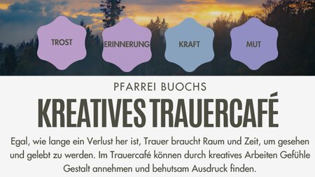 Pfarrei Buochs – Kreatives Trauercafé | © Erfasst durch Nidwaldner Blitz