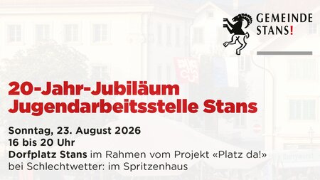 Politische Gemeinde Stans – 20-Jahr-Jubiläum Jugendarbeitsstelle Stans | © Erfasst durch Nidwaldner Blitz