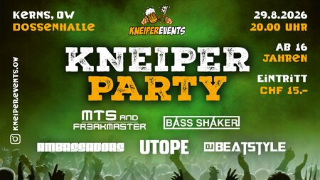 Kneiper Events – Kneiper Party | © Erfasst durch Nidwaldner Blitz