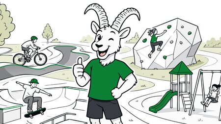 Gemeinde Stans «Stans bewegt» im Eichli-Park | © Erfasst durch Nidwaldner Blitz