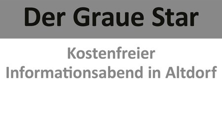 Argus Augenklinik – Der Graue Star | © Erfasst durch Nidwaldner Blitz