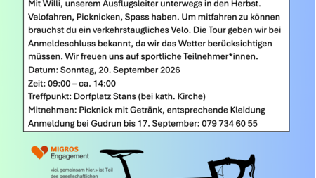 Die bunte Spunte – Veloausflug | © Die bunte Spunte