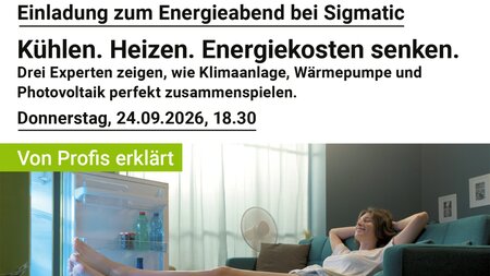 Sigmatic – Einladung zum Energieabend | © Erfasst durch Nidwaldner Blitz