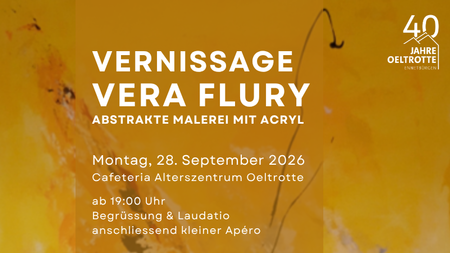 Alterszentrum Oeltrotte – Vernissage Vera Flury | © Alterszentrum Oeltrotte