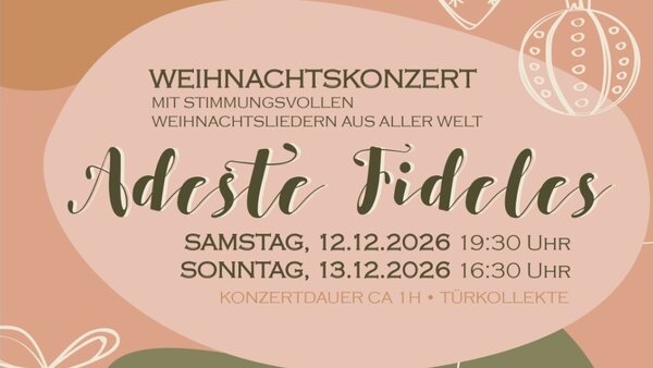 Chorprojekt Ennetbürgen – Weihnachtskonzerte 2026 | © Chorprojekt  Ennetbürgen